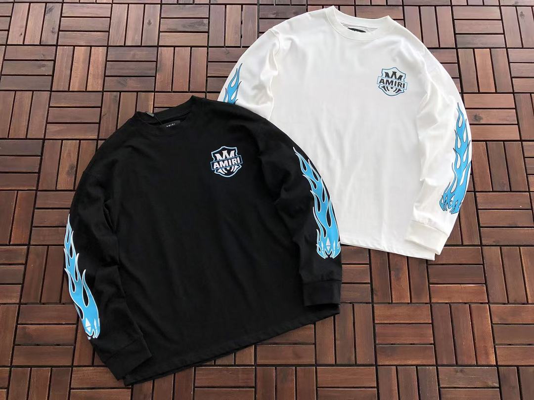 AMIRI ~125 AMIRI LONG-SLEEVE 55081007 (Im 185CM 70KG Iwear Size M In The Photo) - Image 7