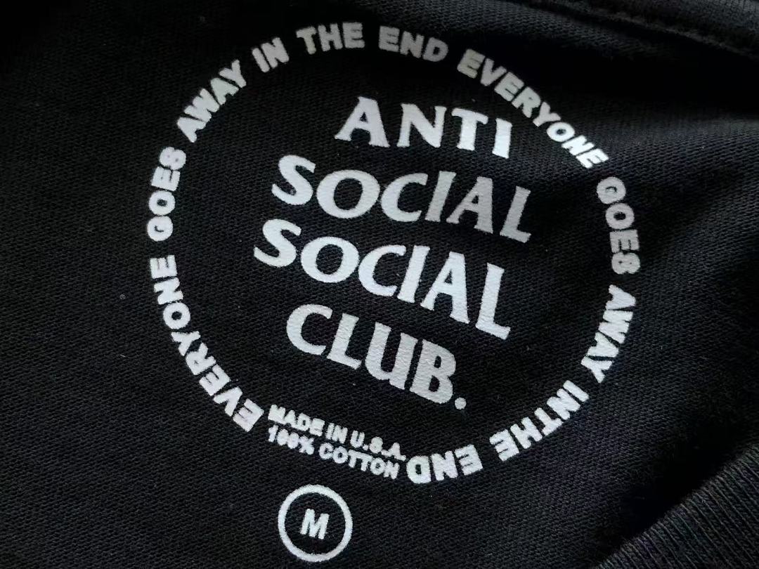 On Running ~ 85 ANTI SOCIAL CLUB T-SHIRT 55041117 (Im 185CM 70KG Iwear Size M In The Photo) - Image 22