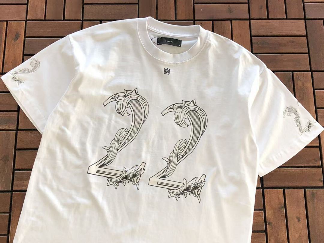 AMIRI ~85 AMIRI T-SHIRT 33112363 (Im 176CM 58KG Iwear Size M In The Photo) - Image 8