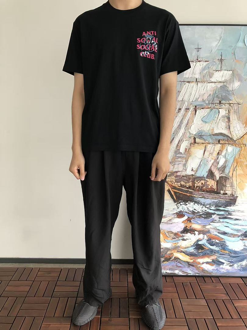 On Running ~85 ANTI SOCIAL CLUB T-SHIRT 55041403 (Im 185CM 70KG Iwear Size M In The Photo) - Image 3
