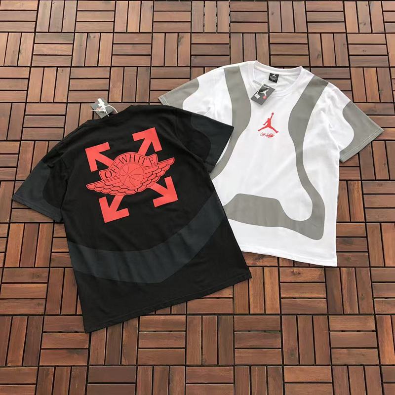 Other ~79 AIR J🔥RD🔥N & O🔥🔥-W🔥🔥TE T-SHIRT 77030503 (Im 185CM 70KG Iwear Size L In The Photo), photo 1