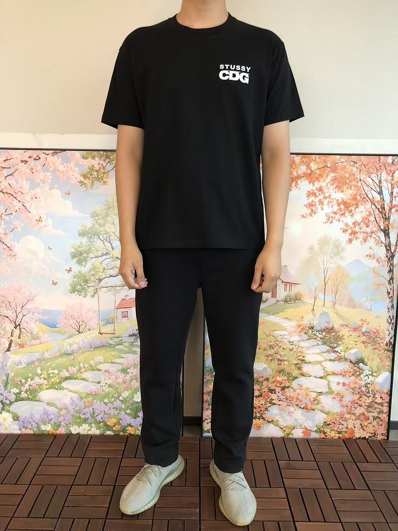 On Running ~ 79 ST🔥S🔥Y & CDG T-SHIRT 55082716 (Im 185CM 80KG Iwear Size L In The Photo) - Image 4