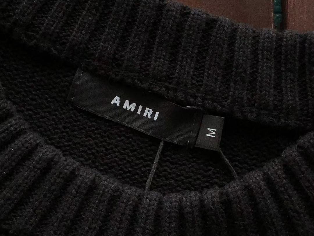 AMIRI ~165 AMIRI SWEATER 77050523 (Im 185CM 70KG Iwear Size M In The Photo) - Image 14