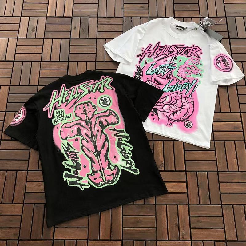 ~95 HELLSTAR T-SHIRT 55012976 Im 185CM 80KG Iwear Size S In The Photo, photo 1