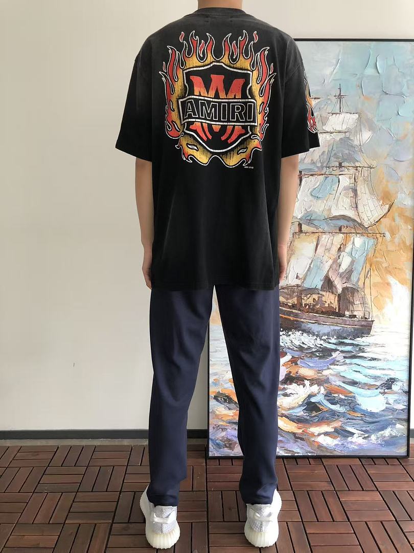 AMIRI ~ 115 AMIRI T-SHIRT 55042210 ` (Im 176CM 58KG Iwear Size M In The Photo) - Image 8