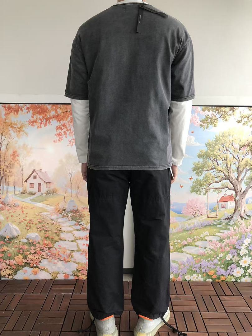AMIRI ~ 139 AMIRI LONG-SLEEVE 55090449 (Im 185CM 80KG Iwear Size M In The Photo) - Image 4