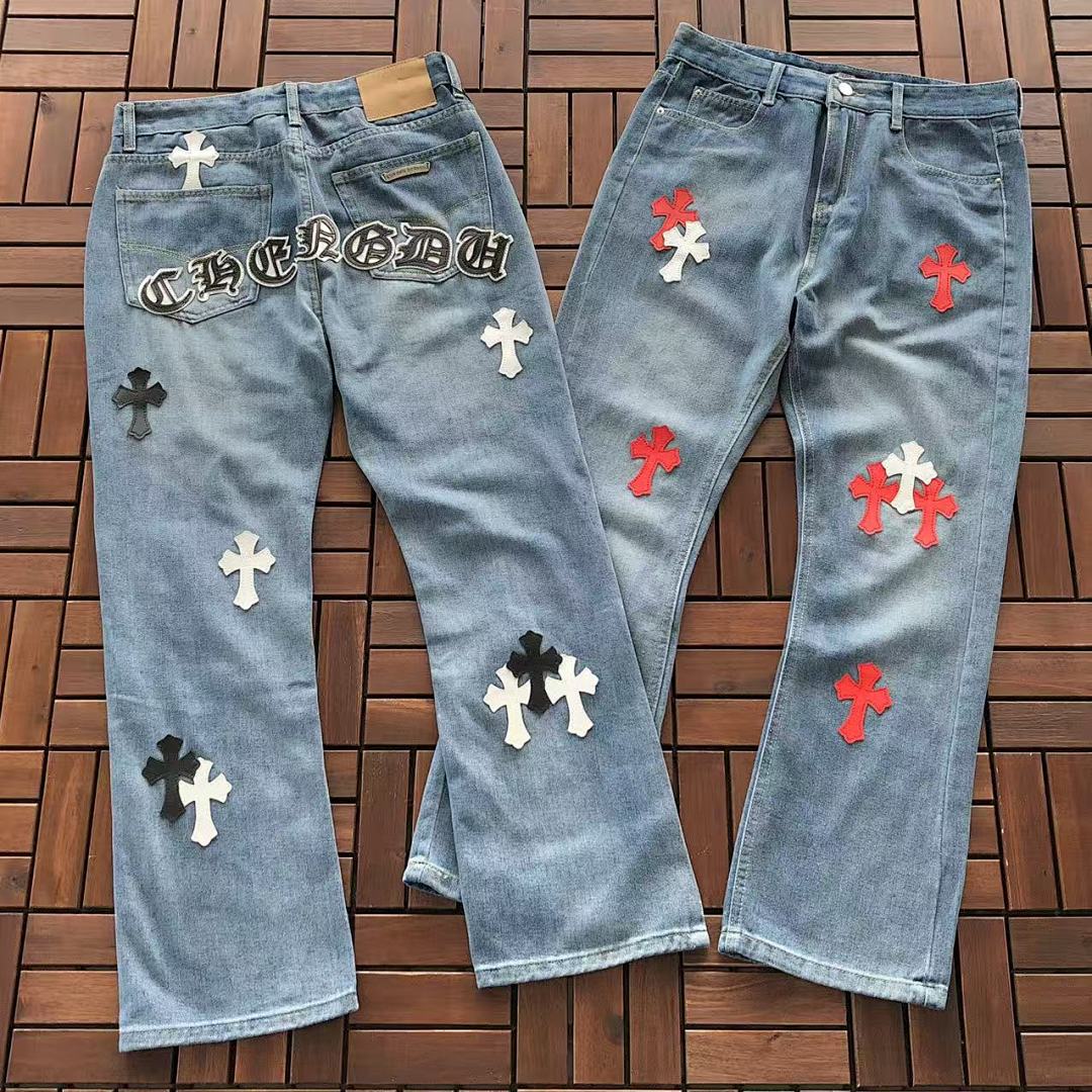 Chanel Chanel ~139 CH🔥OM🔥 HE🔥RTS JEANS 77040304 (Im 176CM 58KG Iwear Size L In The Photo), photo 1