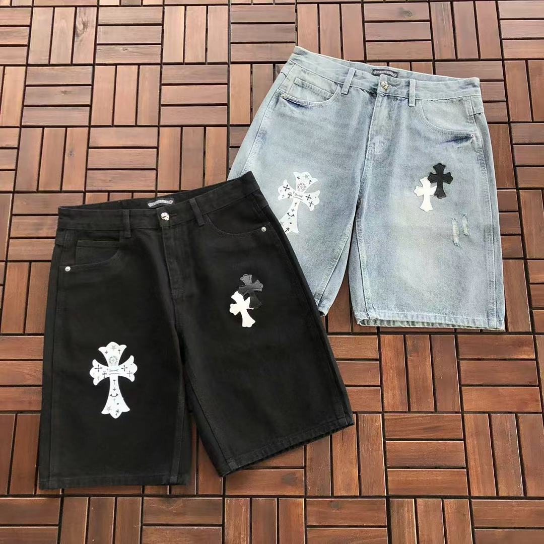 Chanel ~ 185 CH🔥OM🔥 HE🔥RTS SHORTS JEANS 55070420 (Im 185CM 70KG Iwear Size L In The Photo), photo 1