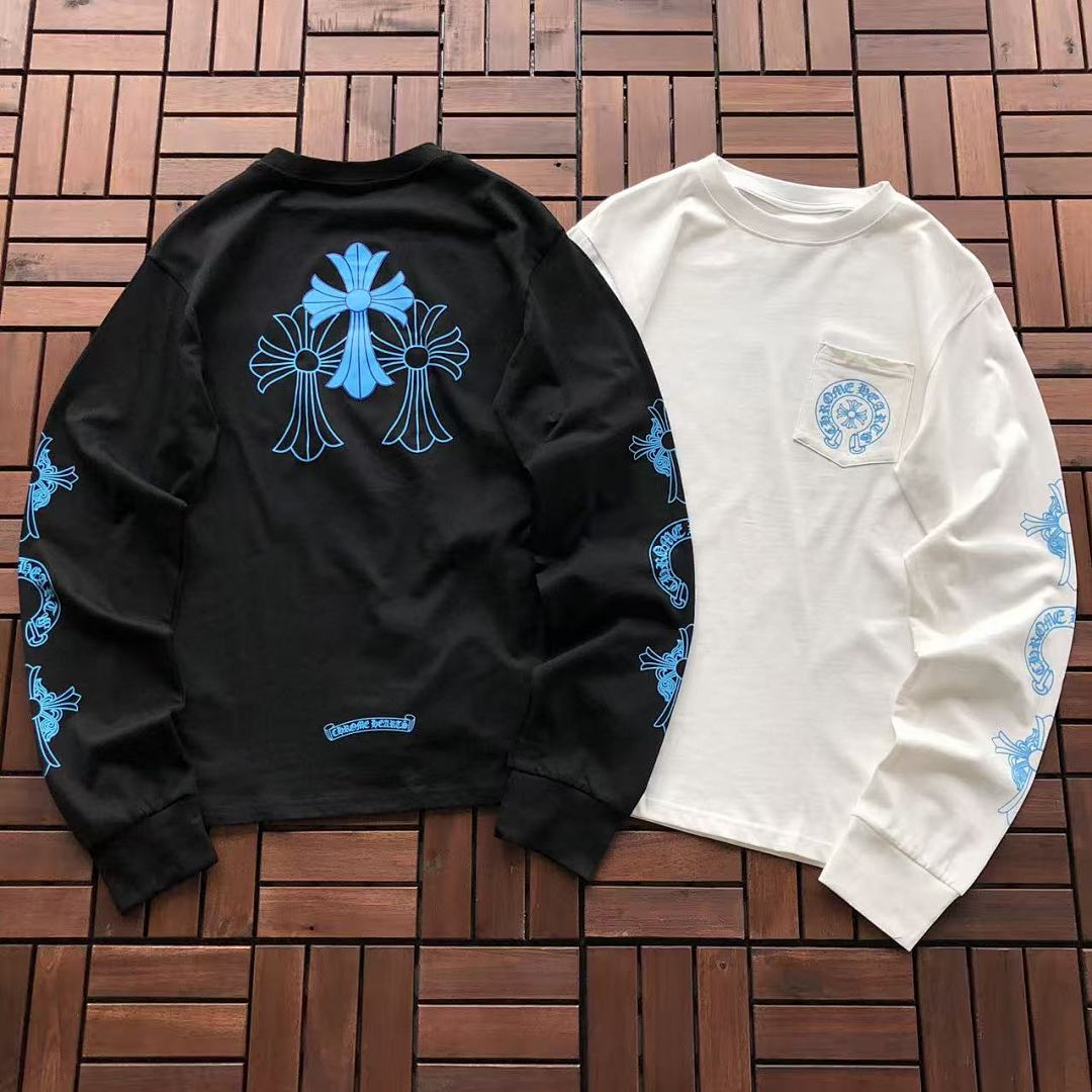 Chanel Chanel ~95 CH🔥OM🔥 HE🔥RTS LONG-SLEEVE 33111941 (Im 180CM 68KG Iwear Size L In The Photo), photo 1