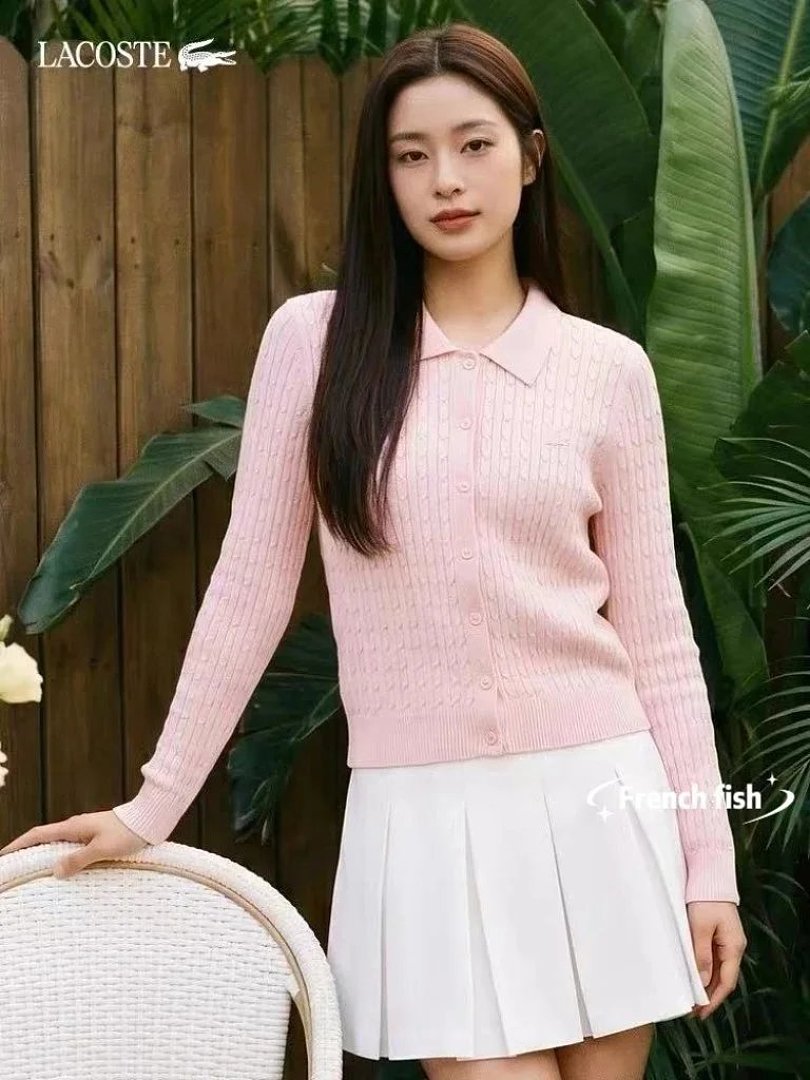 Other Runway Cable Knit Polo Collar Sweater - Image 2