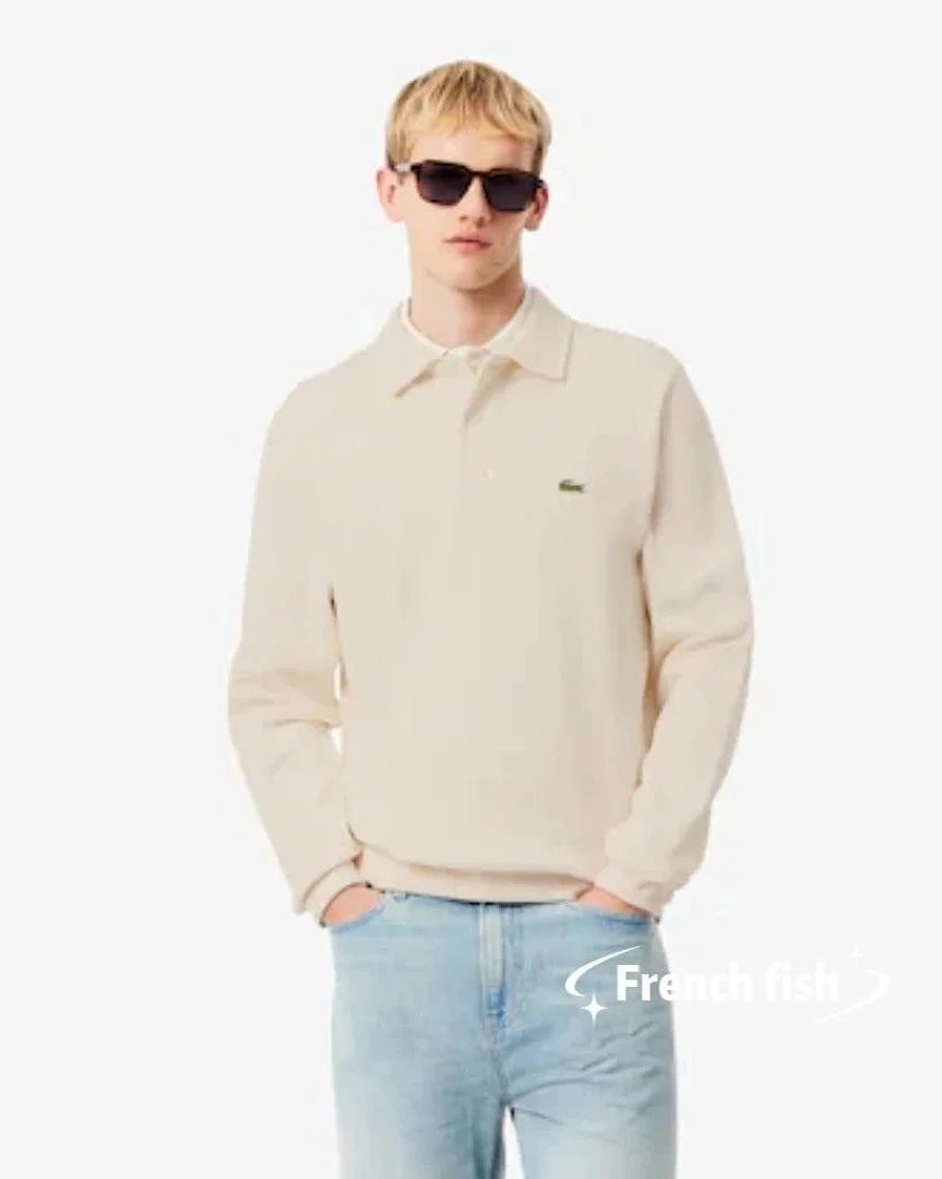 Other Men's Ribbed Cotton Polo Collar Sweatshirt (Classicfit) - Image 15