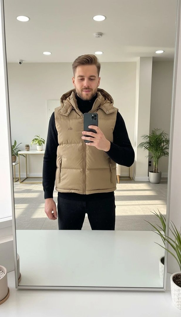 lac0ste €48 Waterproof Vest - Image 5
