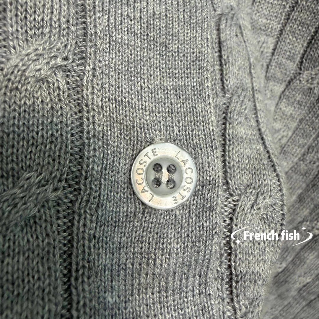 Other Runway Cable Knit Polo Collar Sweater - Image 18