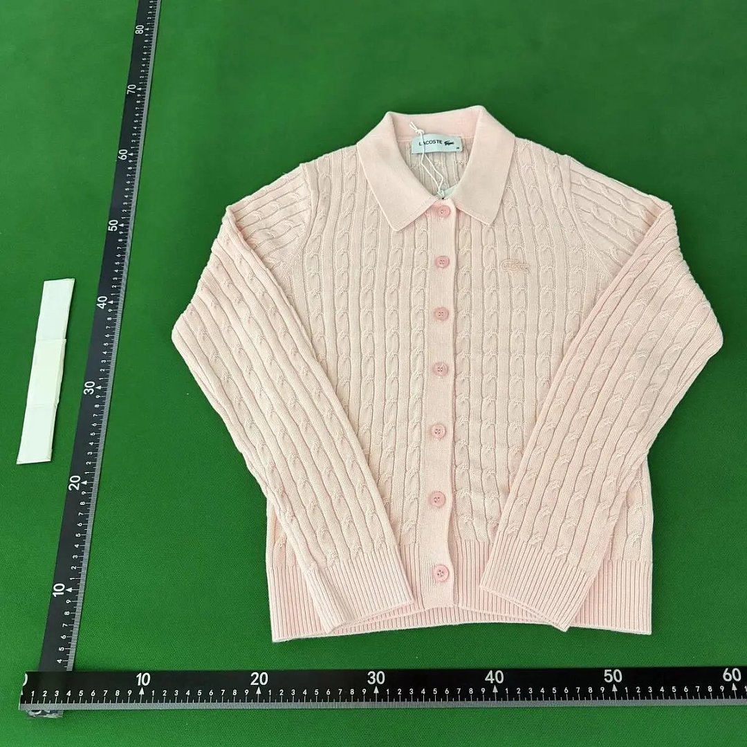 Other Runway Cable Knit Polo Collar Sweater - Image 13
