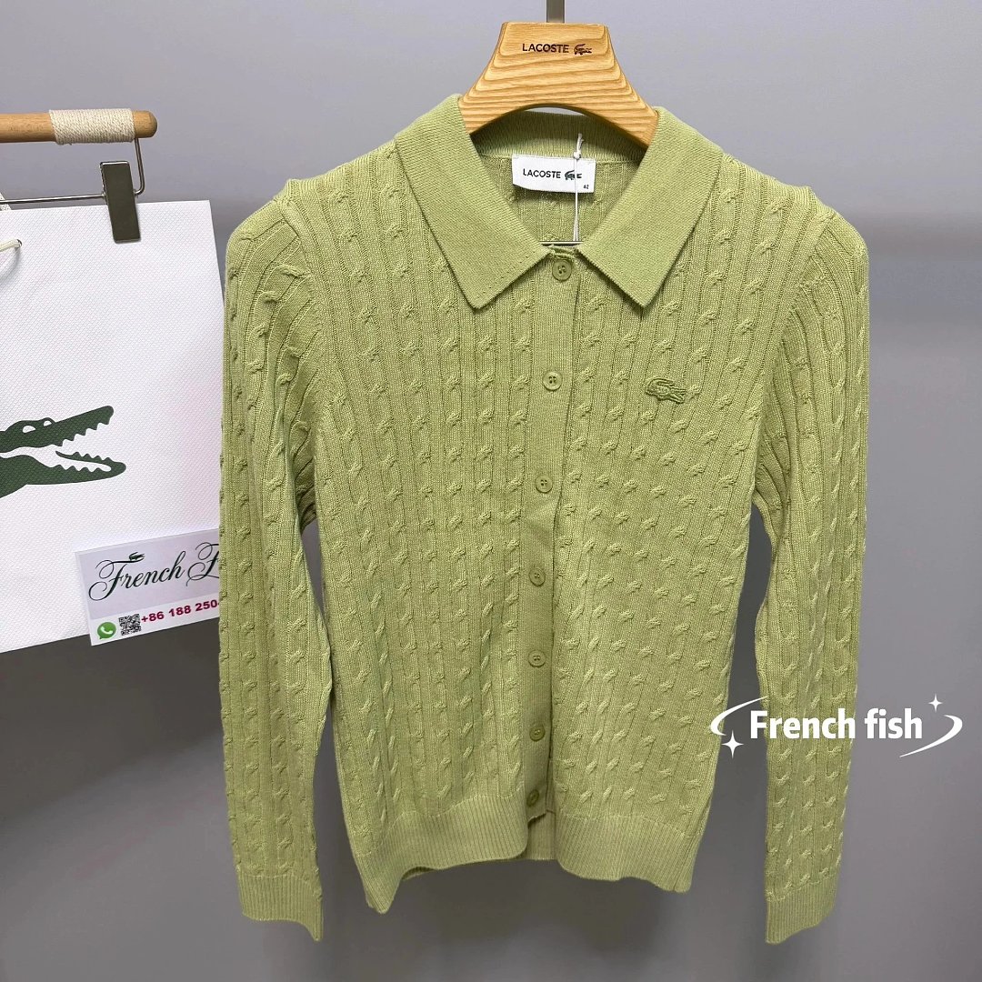 Other Runway Cable Knit Polo Collar Sweater - Image 22