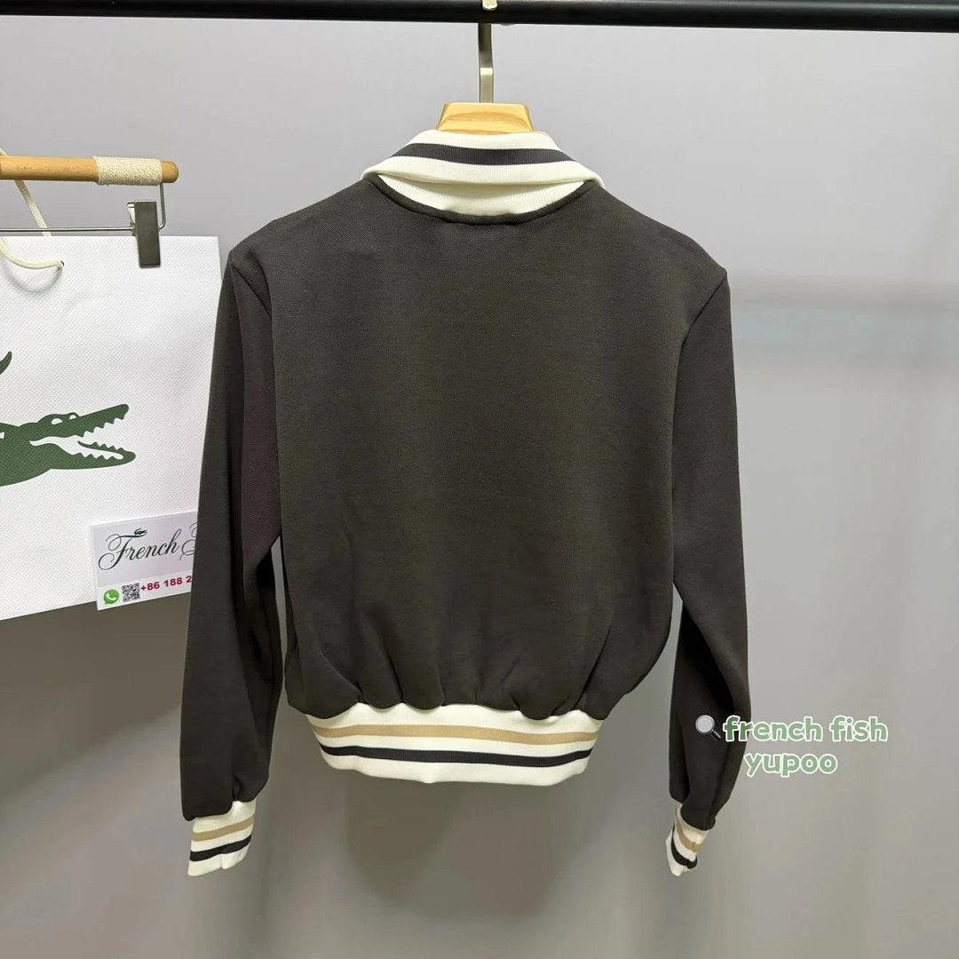 Other Women's Zip-Up Stripe Accent Sweatshirt - Image 4