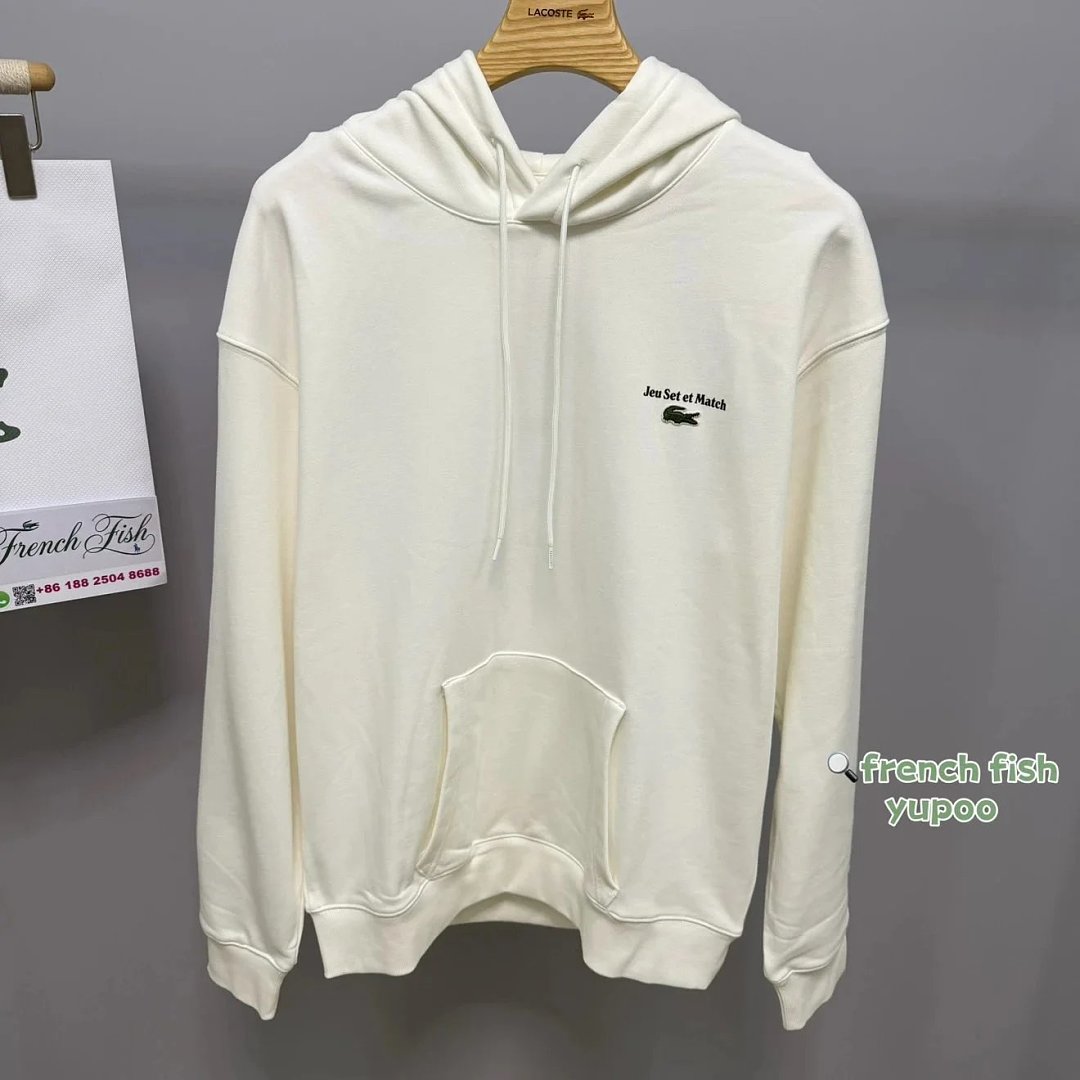lac0ste LAC Loose Fit Hooded Sweater - Image 8