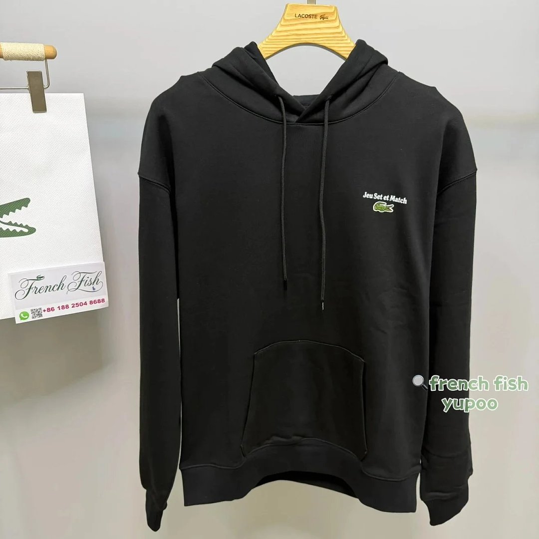 lac0ste LAC Loose Fit Hooded Sweater - Image 6