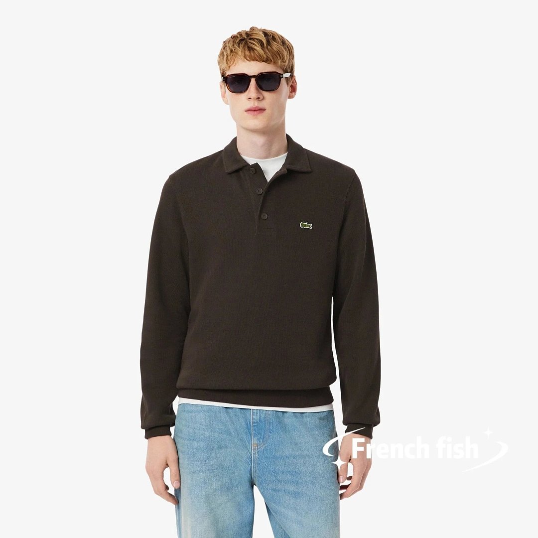 Other Men's Ribbed Cotton Polo Collar Sweatshirt (Classicfit) - Image 16
