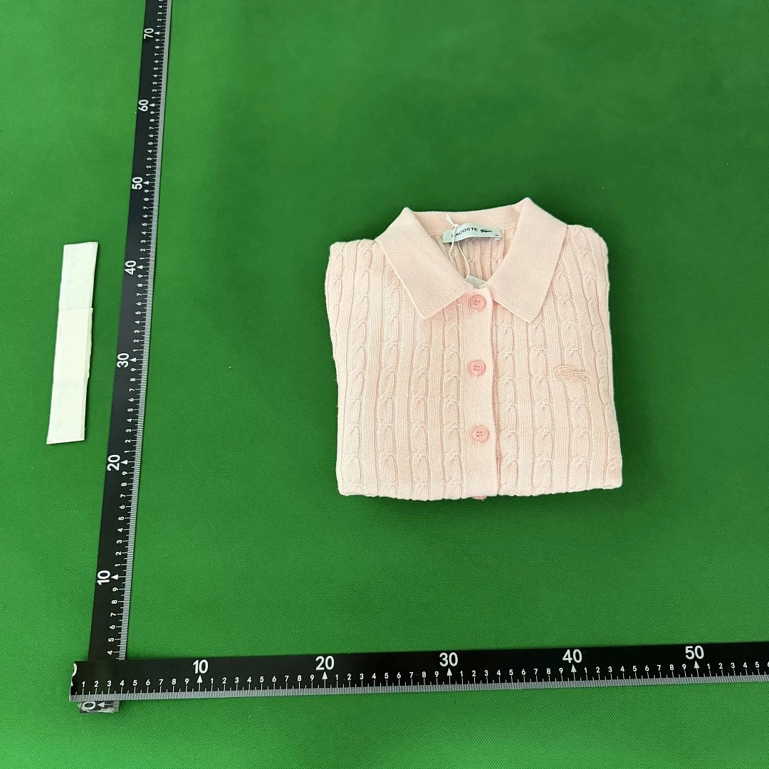 Other Runway Cable Knit Polo Collar Sweater - Image 11