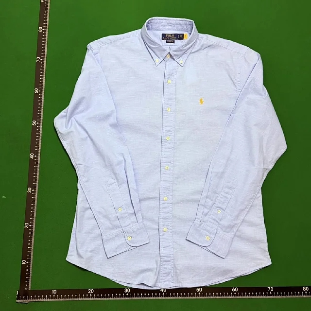 Other RL Solid Logo Linen Long-Sleeve Shirt (Classic Fit) - Image 3