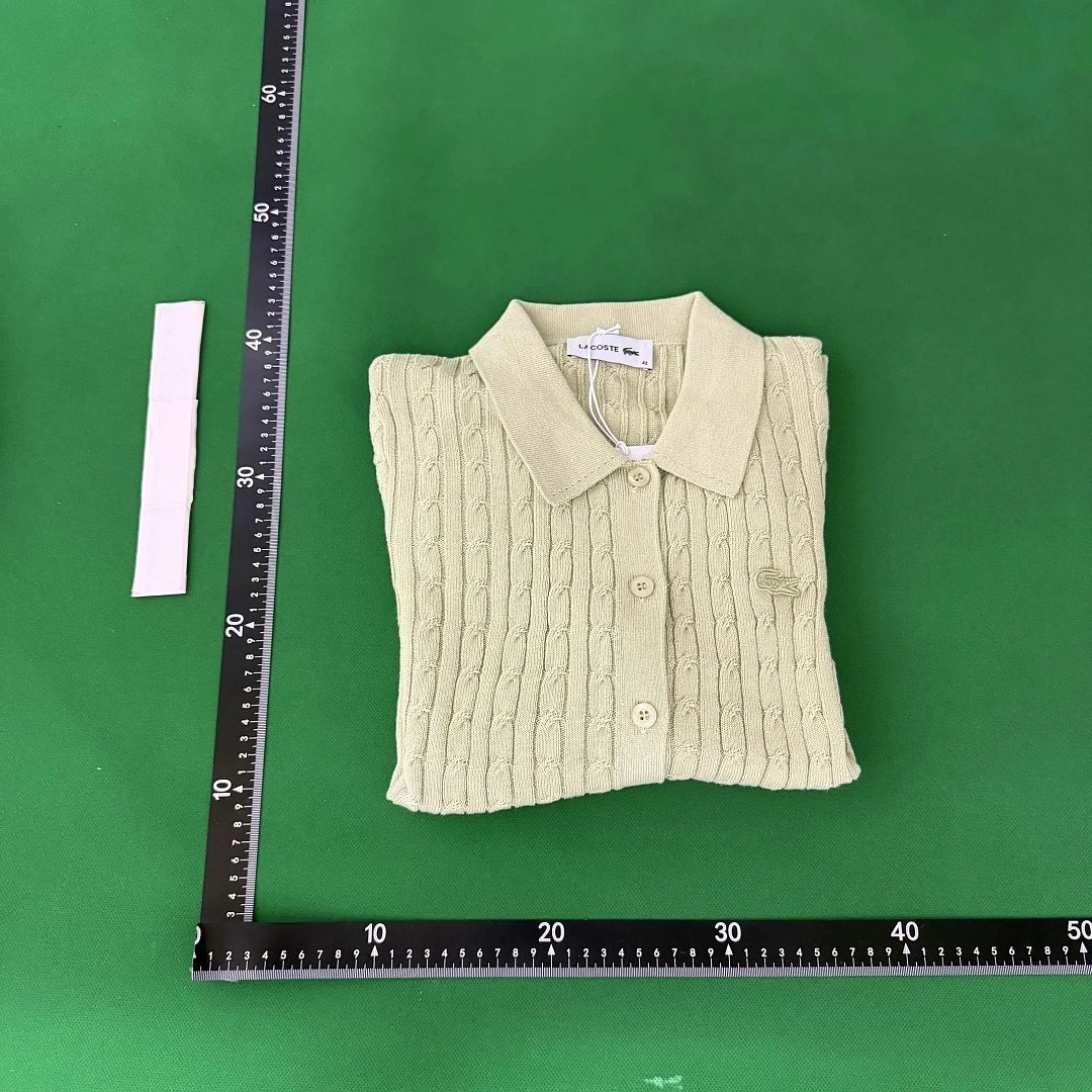 Other Runway Cable Knit Polo Collar Sweater - Image 8
