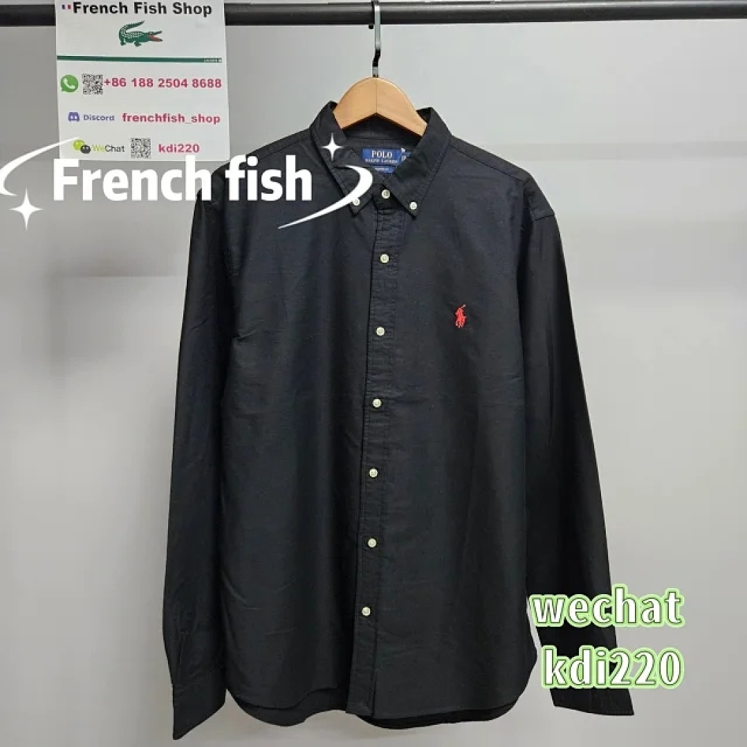 Other RL Solid Logo Linen Long-Sleeve Shirt (Classic Fit)