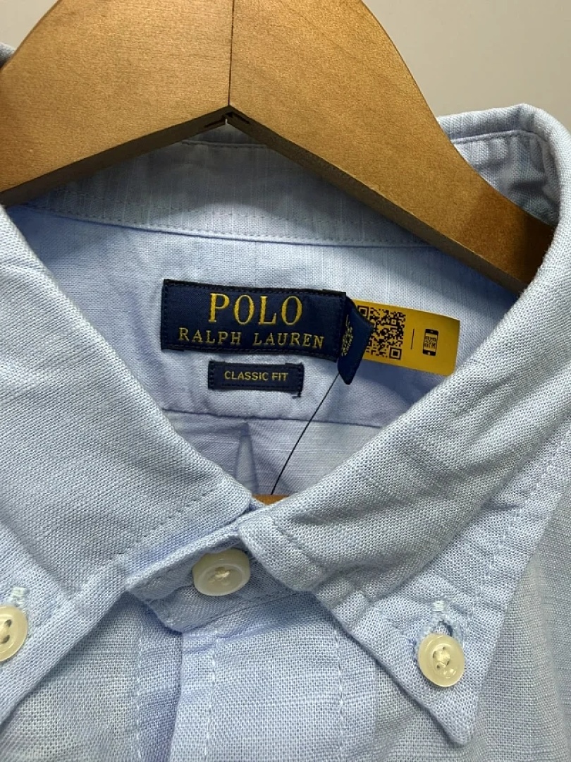 Other RL Solid Logo Linen Long-Sleeve Shirt (Classic Fit) - Image 21