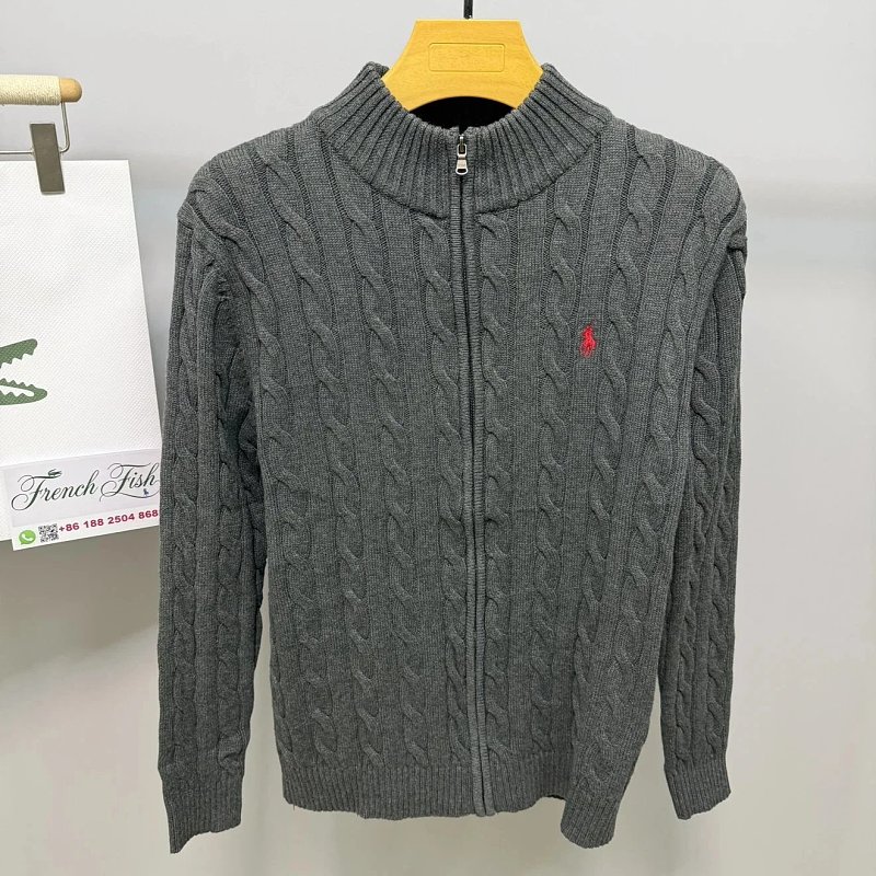 Other RL Slim Fit Cable-Knit 100% Cotton Zipp Sweater, photo 1