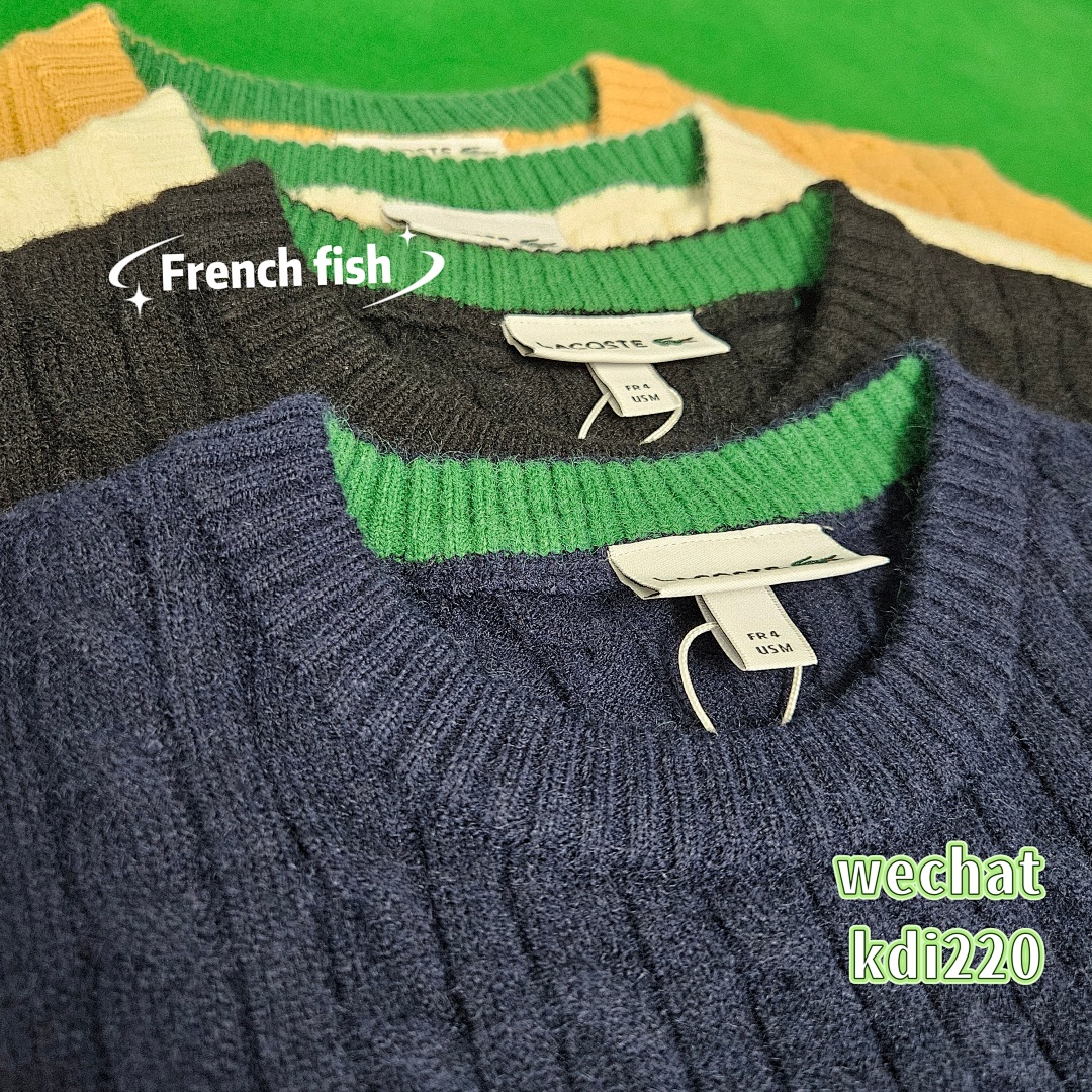 lac0ste Cable Knit Carded Wool Crew Neck Sweater - Image 5