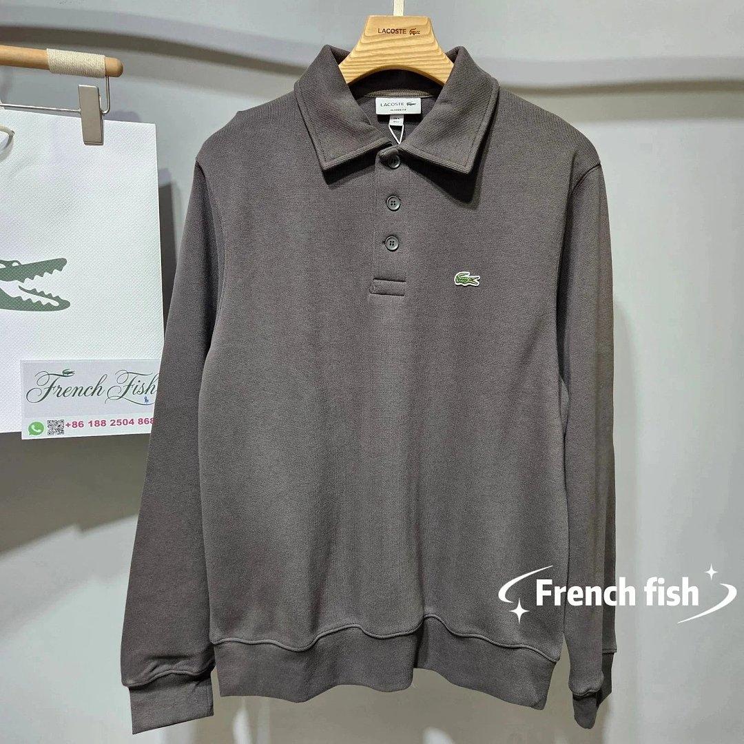 Other Men's Ribbed Cotton Polo Collar Sweatshirt (Classicfit) - Image 6