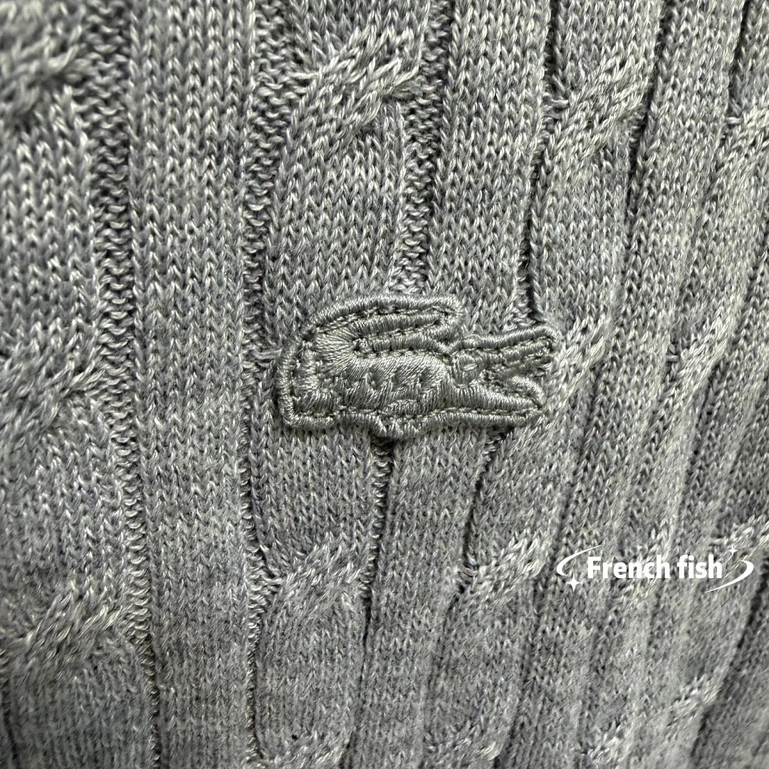 Other Runway Cable Knit Polo Collar Sweater - Image 17
