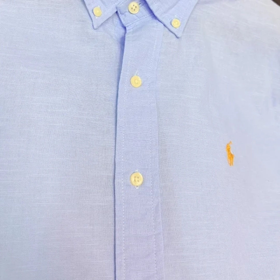Other RL Solid Logo Linen Long-Sleeve Shirt (Classic Fit) - Image 17