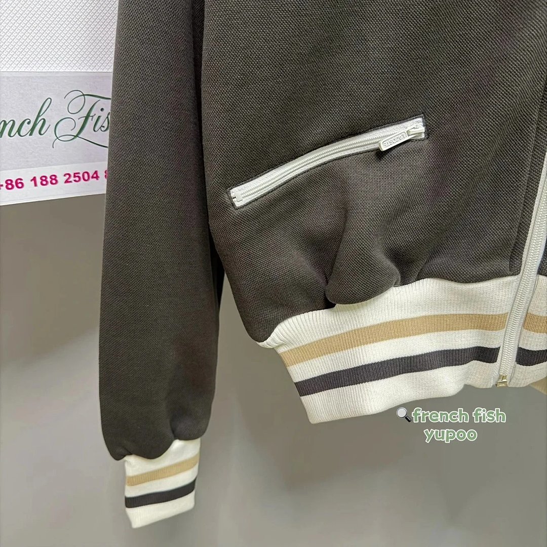 Other Women's Zip-Up Stripe Accent Sweatshirt - Image 11