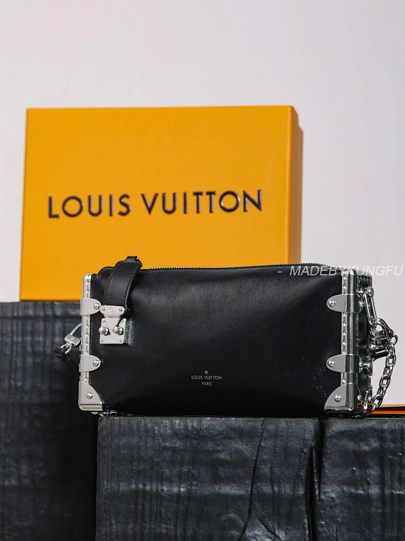 【A+ Item ID 8432 Advanced Customization -100% Calfskin -Slim-Trunk- Soft Box Chain Bag - Image 25