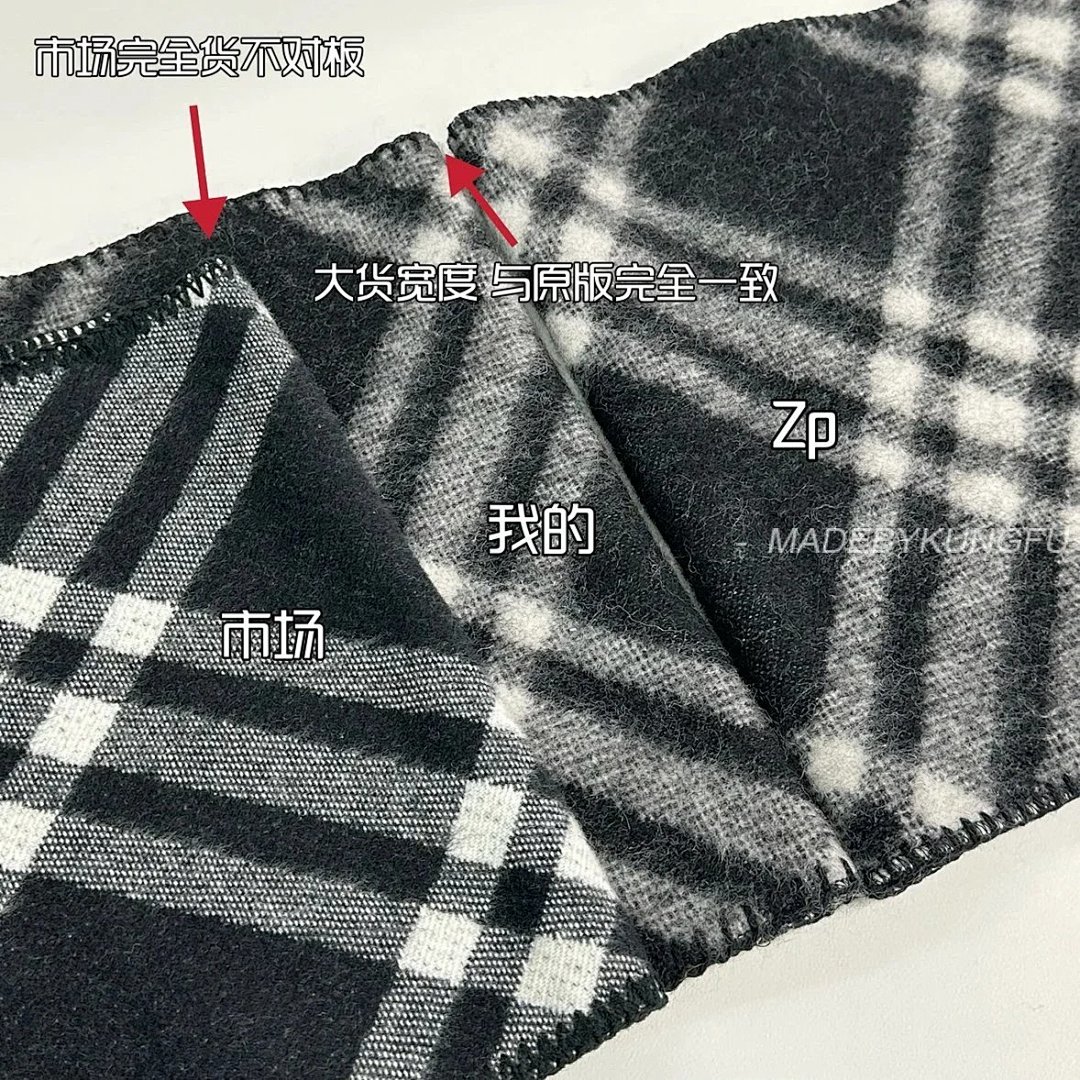 【A+ Item ID 8526 Burberr＊-BBR-2024FW New Style (Twill Wool Scarf -100% Australian) - Image 16