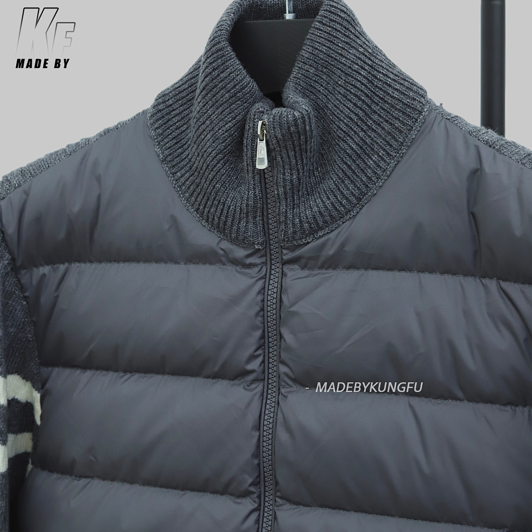 Other Mon Padded Corduroy Wool Cardigan (Grey) - Image 20