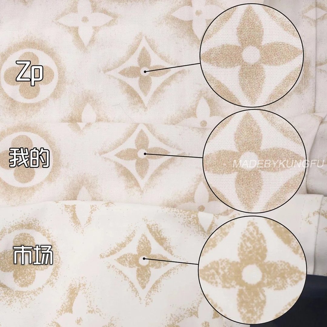 【A+ Item ID 8209 Advanced Customization -2023Ss All Over Print Old Flower Shirt (Gold) - Image 30