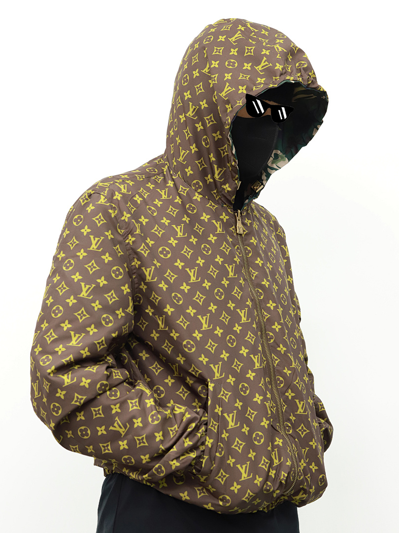 Christian Louboutin 1V Camouflage Reversible Windbreaker - Image 4