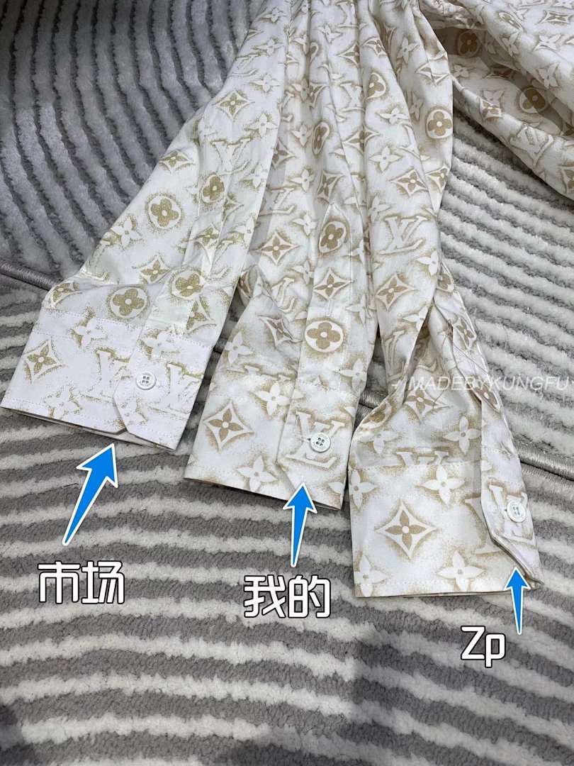 【A+ Item ID 8209 Advanced Customization -2023Ss All Over Print Old Flower Shirt (Gold) - Image 32