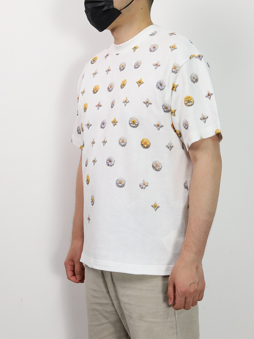 Other 1V Daisy Monogram Jacquard Tee - Image 4