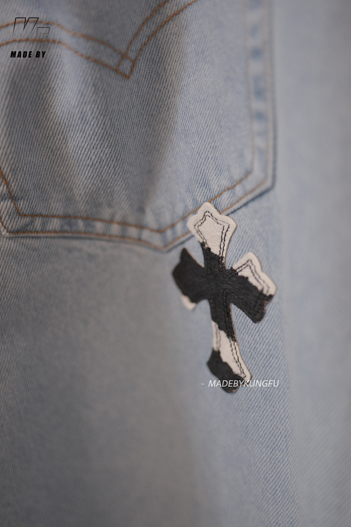 Other CH Washed Patch Jeans - Image 13