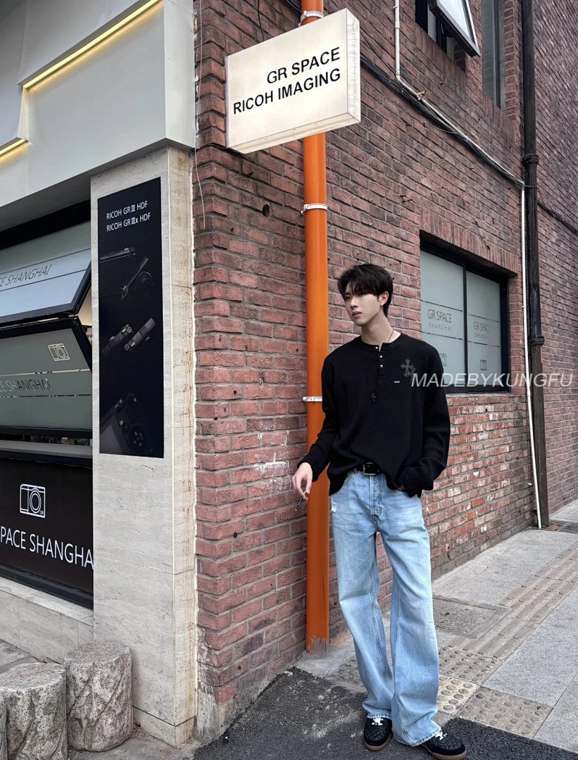 【A+ Crow Heart Waffle Long Sleeve - Image 26