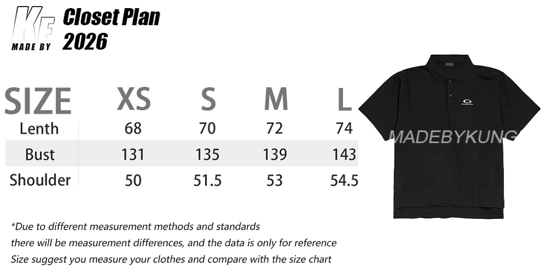 【A+ Item ID 9071 BLCG Cotton Beaded Embroidered Polo Short Sleeve Shirt Oversize Style Unisex - Image 2