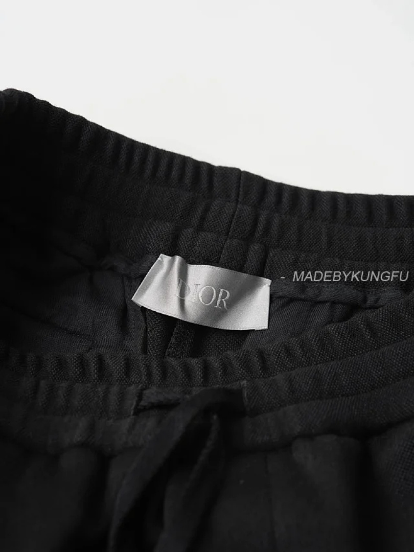 【A+ Item ID 9064 D1OR Dark Jacquard Cotton Blended Plain Knitted Oblique Printed Casual Shorts - Image 27
