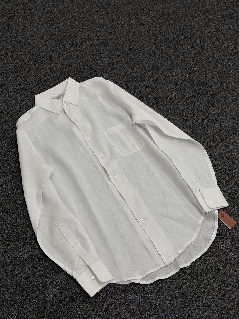 Christian Louboutin LP 100% French Rain Linen Shirt - Image 16