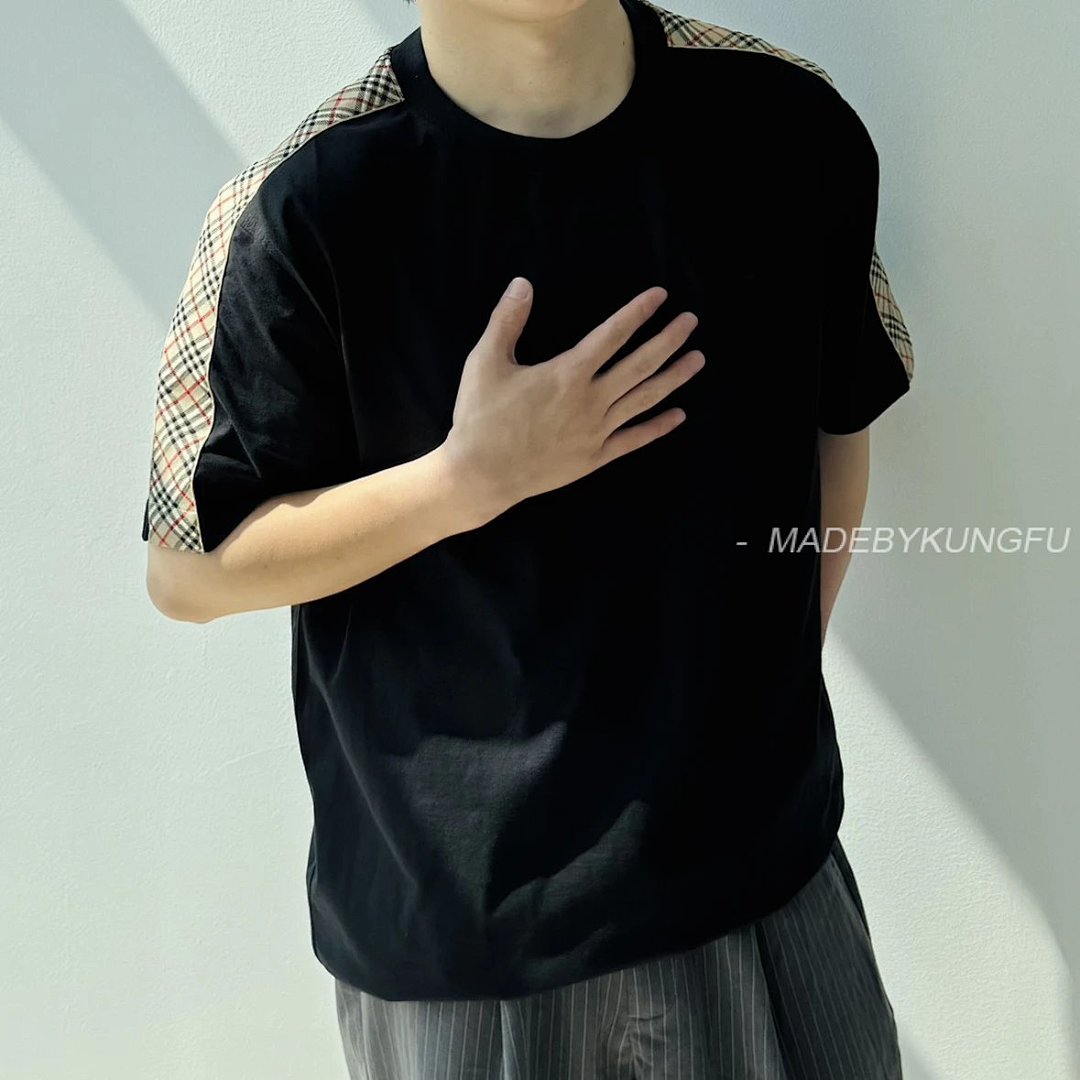 【A+ Item ID 8297 Burberr-BBR-2024Ss- Shoulder Check Web Short Sleeves (W) - Image 36