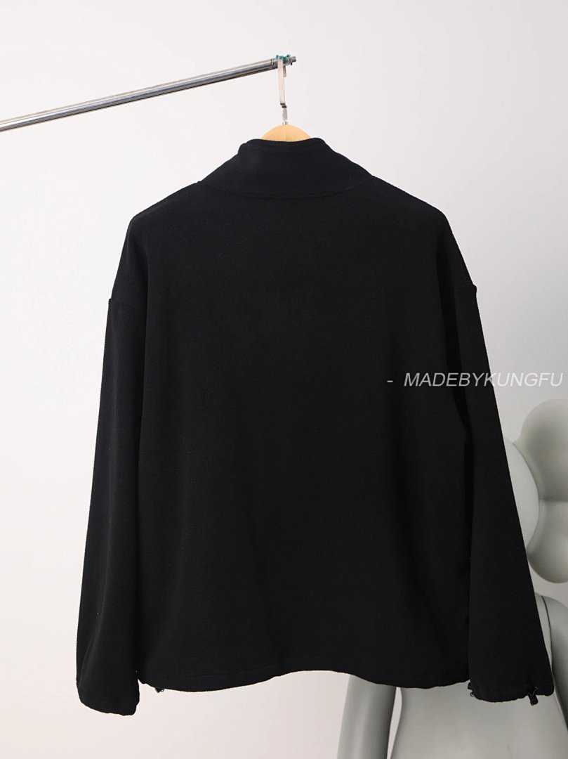 【A+ Item ID 8041 M1uMiu-2024-Ss-Fleece Zipper Jacket (Classic Small Label Embroidered) - Image 17
