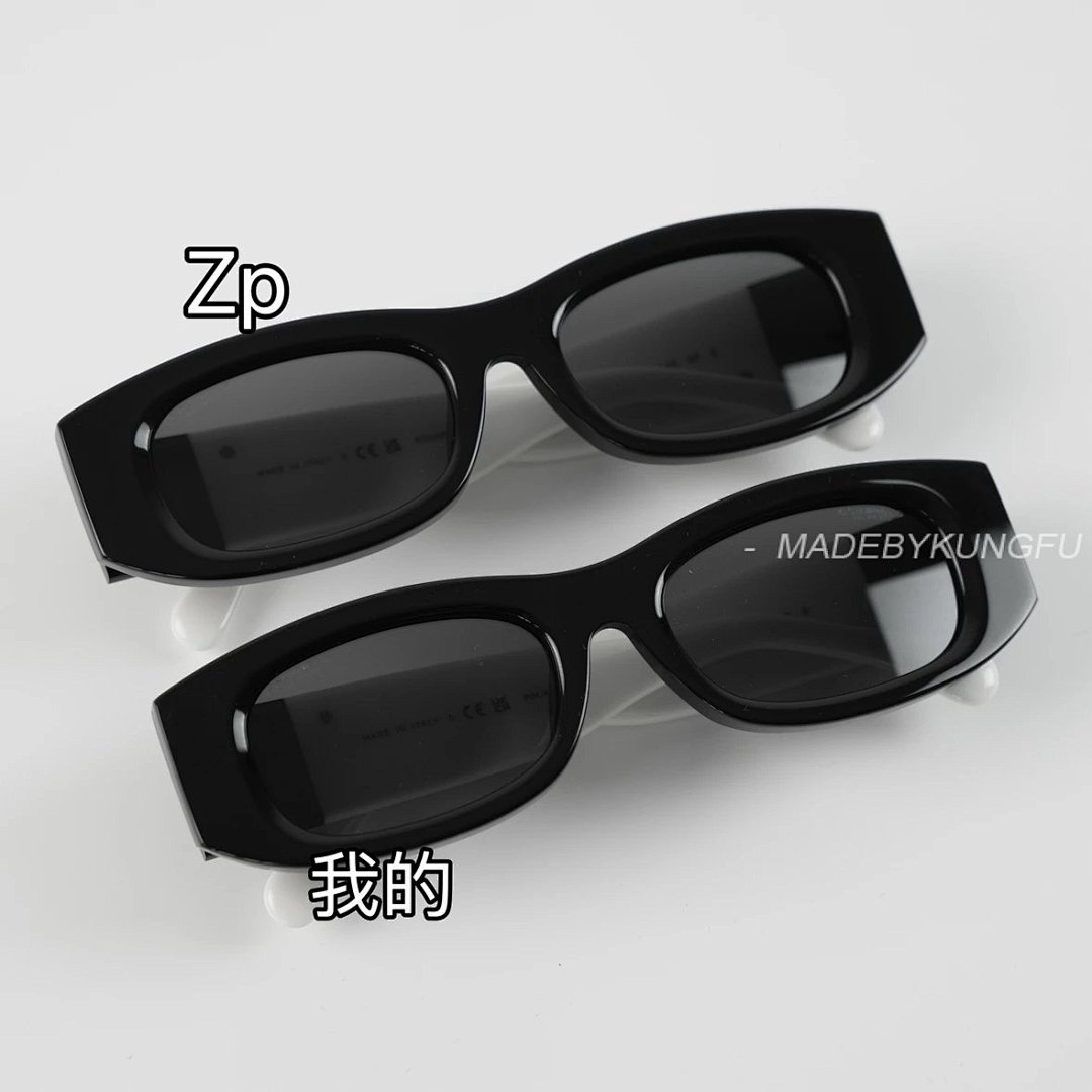 【A+ Item ID 8415 Xiaoxiang 5525 Glasses _Adjustable Degree_ Leg Logo Irregular Sunglass - Image 23
