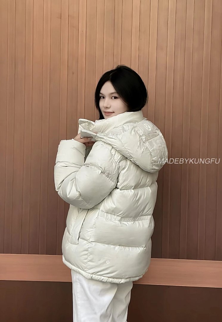 【A+ Item ID 8120 Lulu UnderwPuff Series -600 Puff Down Coat (Tri Color Rice White) - Image 27